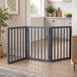 Practical Foldable Pet Gate for Home Use