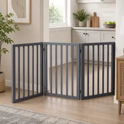Practical Foldable Pet Gate for Home Use