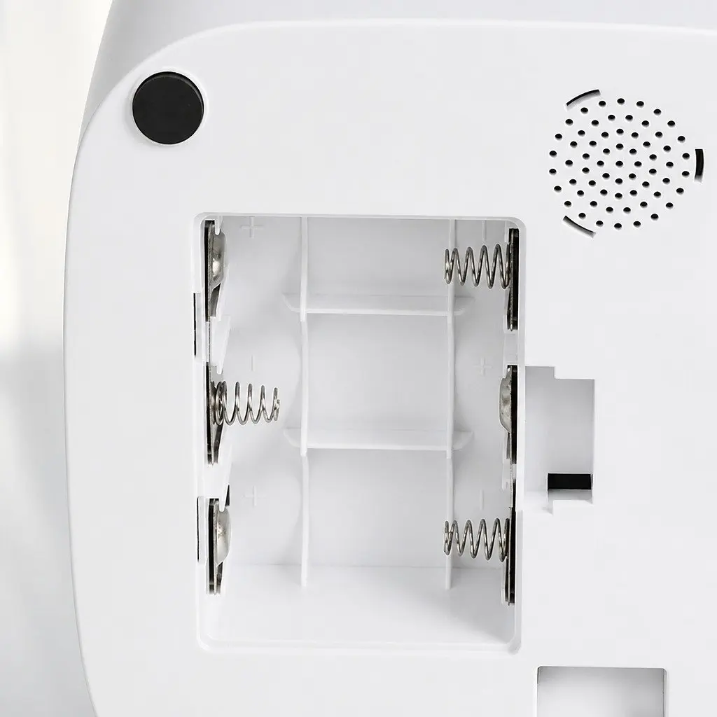 Pet Feeder Automatic 6L ABS Plastic White with HD Camera Two-Way Audio WiFi App Control