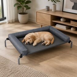 Practical Elevated Pet Bed for Versatile Use