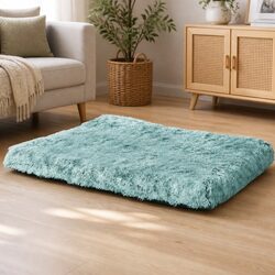 Dog Pet Bed Memory Foam Cushion X-Large Calming Mat Washable Green