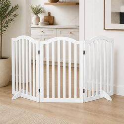 Practical Wooden Pet Gate for Everyday Use