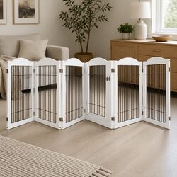 Practical 6-Panel Pet Playpen for Everyday Use