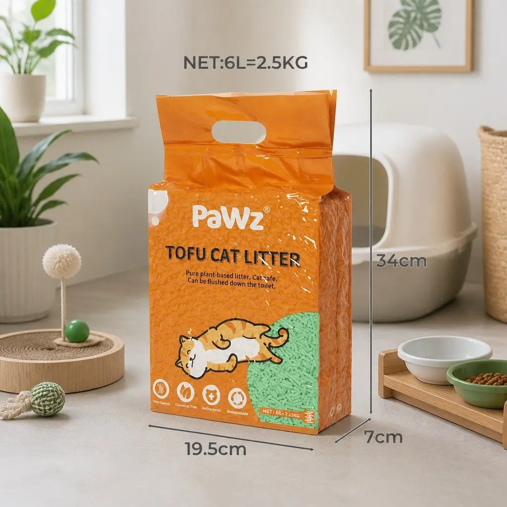 Tofu Cat Litter Biodegradable Clumping Green Tea 2.5kg