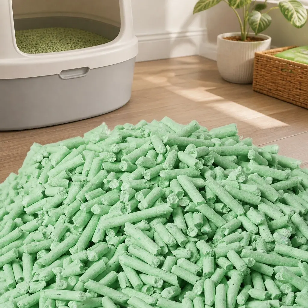 Tofu Cat Litter Biodegradable Clumping Green Tea Odour Control 2.5kg