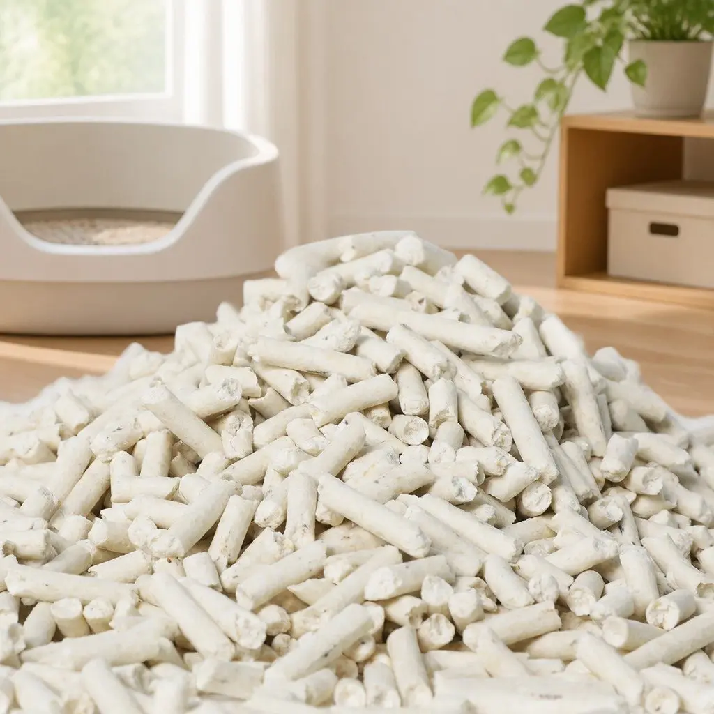 Tofu Cat Litter Natural Biodegradable Clumping Odour Control 2.5kg Soybean Fibre Dust Free Flushable