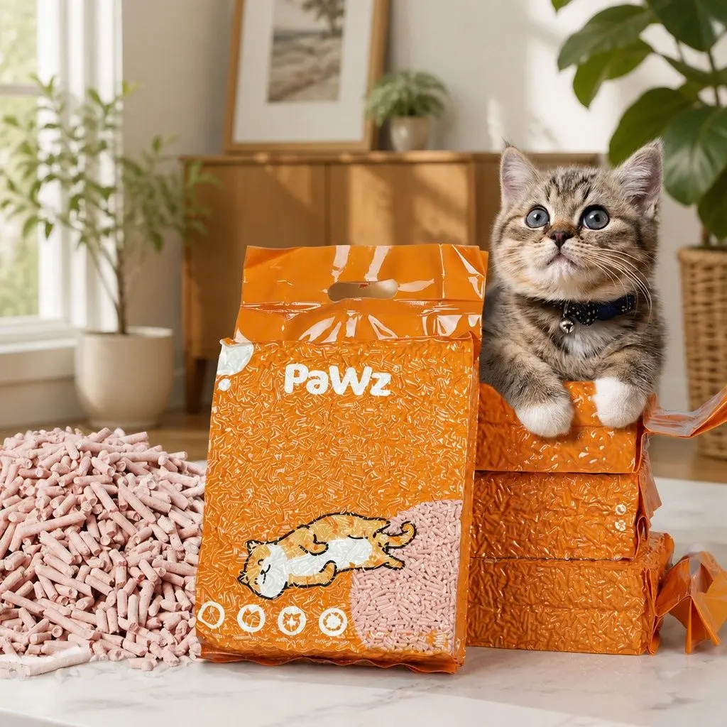Tofu Cat Litter Biodegradable Soybean Fibre Clumping 2.5kg Odour Control Dust Free