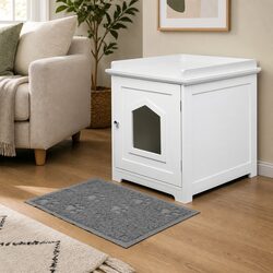 Functional Enclosed Cat Litter Box Perfect for Home Use