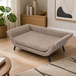 Pet Sofa Bed Raised Elevated Soft Foam Dog Cat Sleeping Lounger