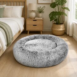 Versatile Charcoal Dog Bed for Home Comfort
