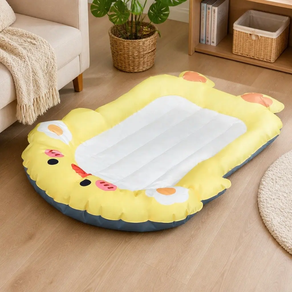 Pet Cooling Mat Ultra-Large Waterproof Yellow Gel Pad