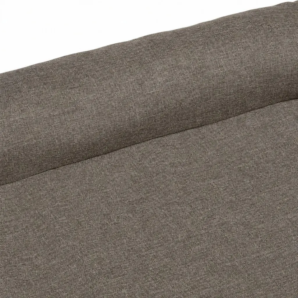 Orthopedic Memory Foam Dog Bed L-Shaped Bolster Sofa Large Coffee