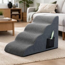 Practical 4-Step Dog Ramp for Daily Use at Home