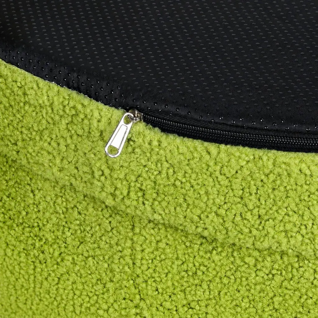 Orthopedic Memory Foam Dog Bed Bolstered Sherpa Cover XL Green