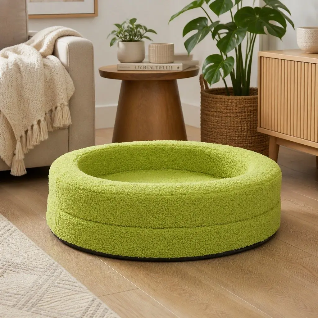 Orthopedic Memory Foam Dog Bed XX-Large Waterproof Calming Pet Sofa Sherpa