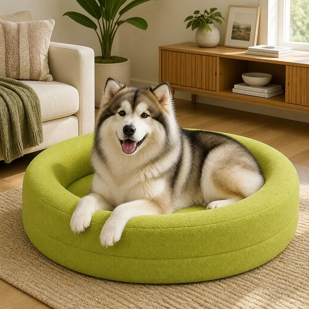 Orthopedic Memory Foam Dog Bed XX-Large Waterproof Calming Pet Sofa Sherpa