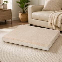 Dog Bed Pet Mat Soft Cushion Removable Washable Cover Non-Slip Indoor Resting