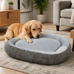 Practical Dog Bed with Non-Slip Design for Home Use