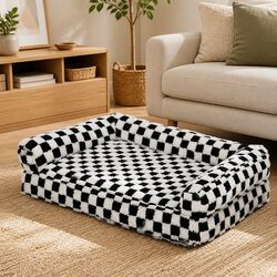 Practical Orthopedic Dog Bed with Low Entrance