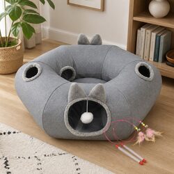 Ideal Cat Tunnel Bed for Fun and Relaxation at Home