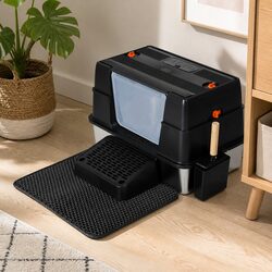 Practical Enclosed Cat Litter Box for Everyday Use