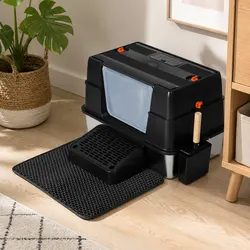 Practical Enclosed Cat Litter Box for Everyday Use