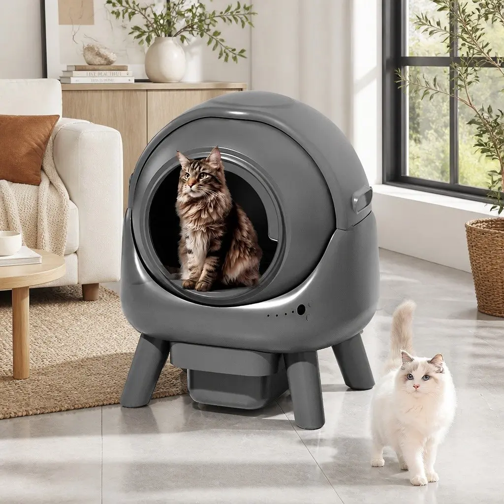 Smart Self Cleaning Cat Litter Box APP Control Rolling Automatic Sifting Pet