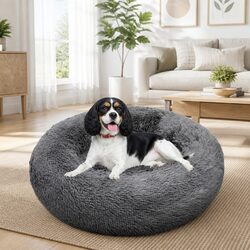 Practical Dark Grey Pet Bed for Your Furry Friends