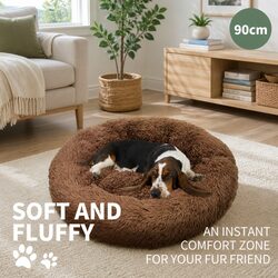 Comfortable Large Round Dog Bed - Ideal for Any Home