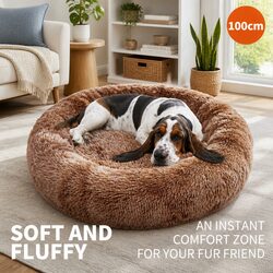 Practical Round Pet Bed for Everyday Use