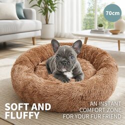 Round Pet Bed for Daily Comfort and Relaxation