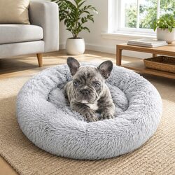 Practical Round Bed for Cozy Pet Napping