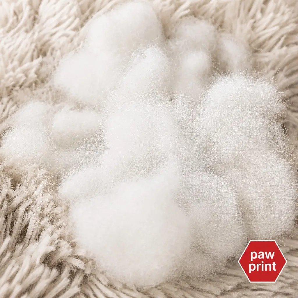 Pet Bed Round Soft Plush 90cm Purple