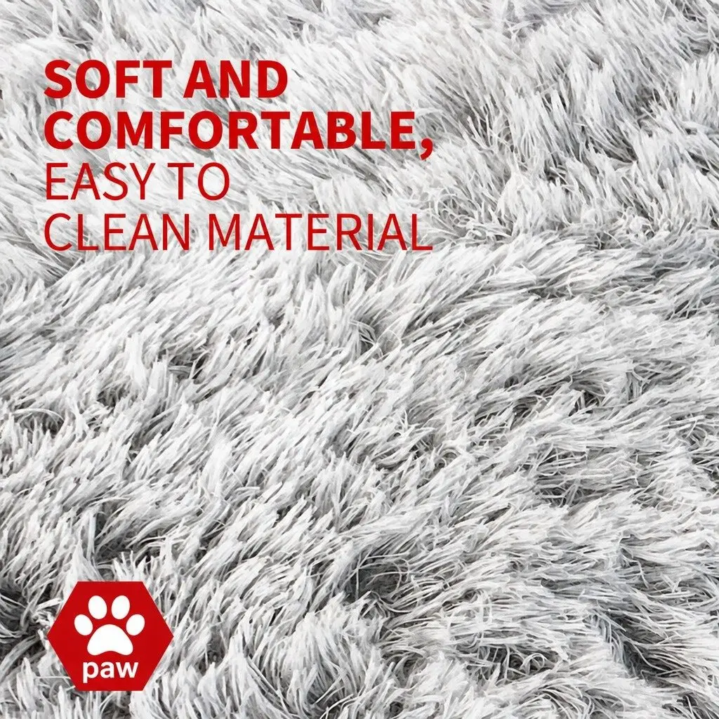 Pet Sofa Bed Plush Waterproof Large Gradient Grey