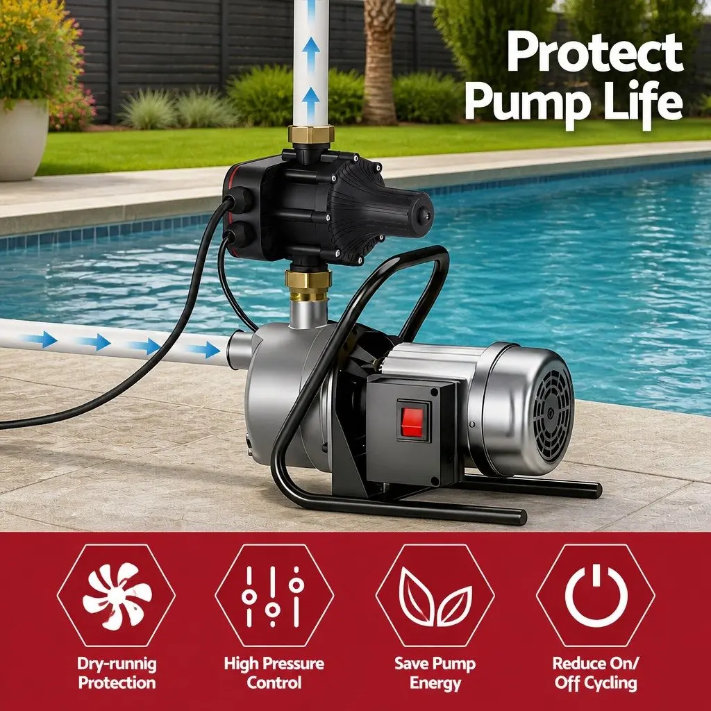 Water Pump Controller 16A 1.5kW for Home Use
