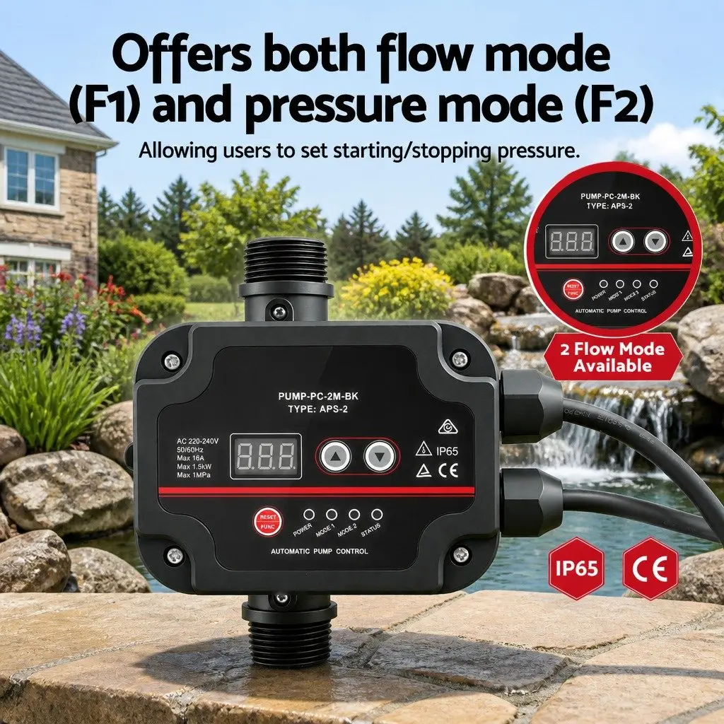Water Pump Controller 16A 1.5kW for Home Use