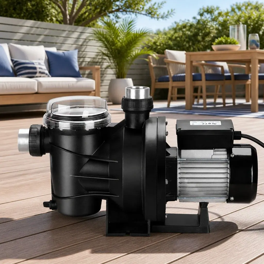 Pool Pump 2000W 2.7HP Swimming Water Circulation Filter Electric Spa Above