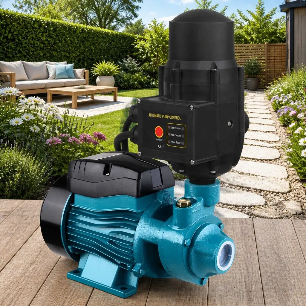 Peripheral Water Pump Cast Iron 35L/min Black