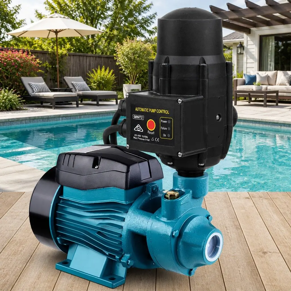 Peripheral Water Pump Cast Iron 35L/min Black