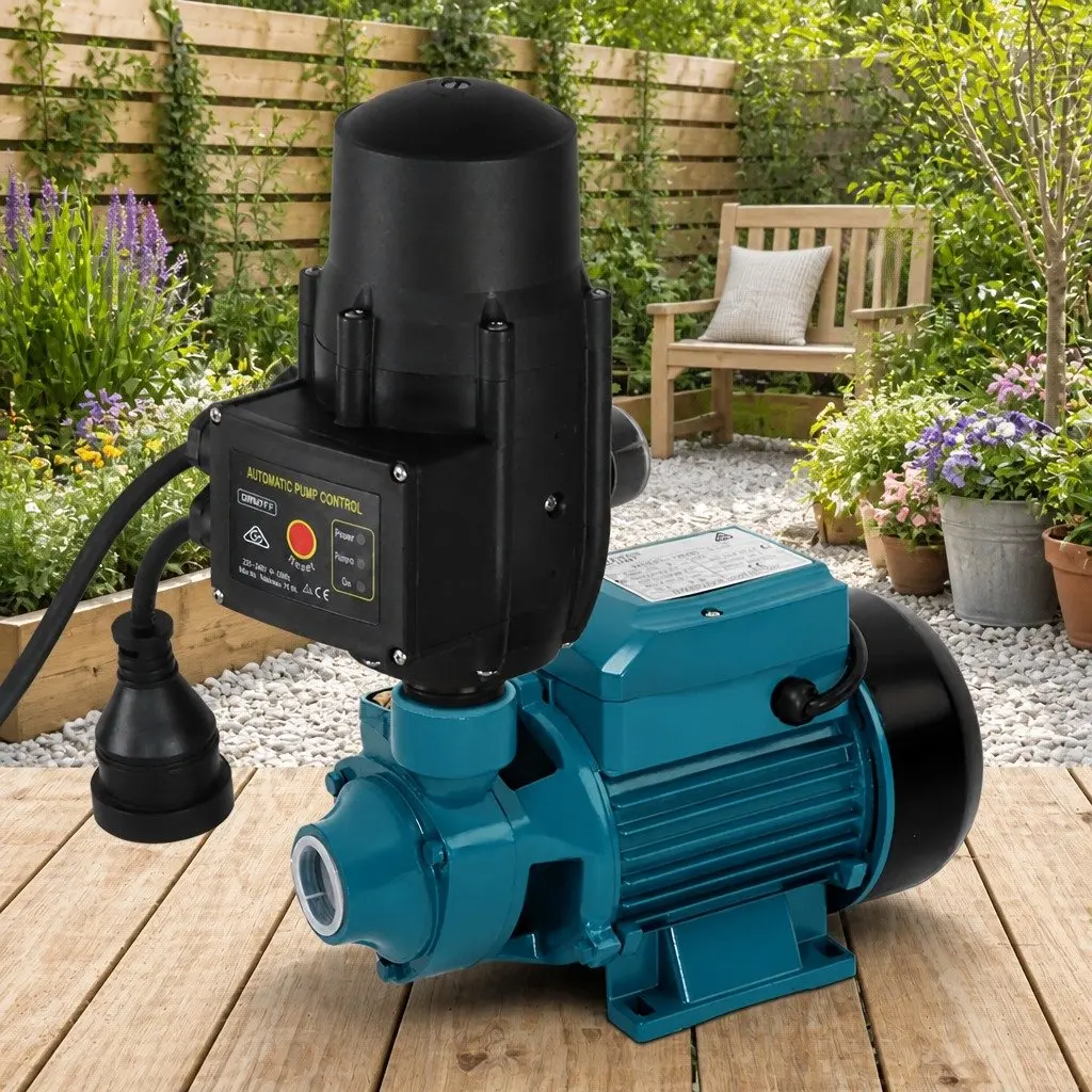Clean Water Pump Brass Impeller 35L/min Black
