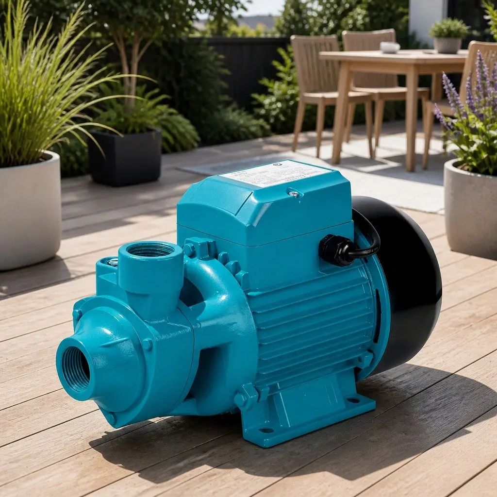 Irrigation Pump 750W Brass Impeller 1 Inch Blue