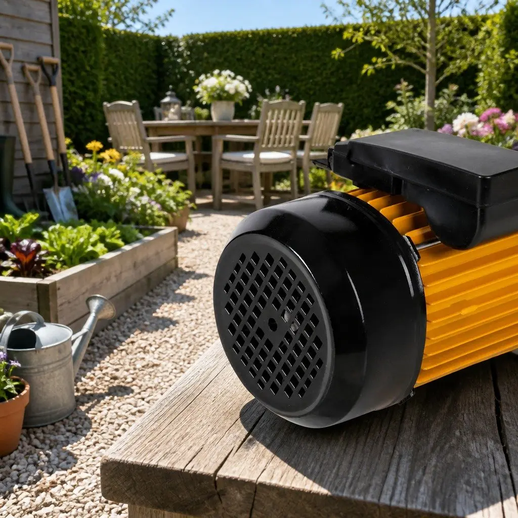 4 Stage Water Pump Stainless Steel 2000W Yellow Max Pressure Automatic Irrigation System for Garden Home Farm Water Supply