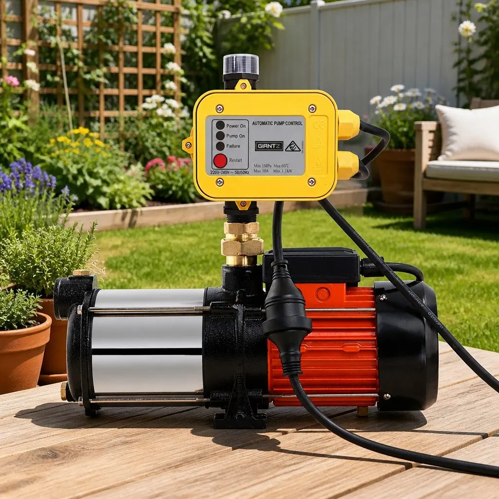 Irrigation Pump Multi-Stage Stainless Steel 1800W Yellow