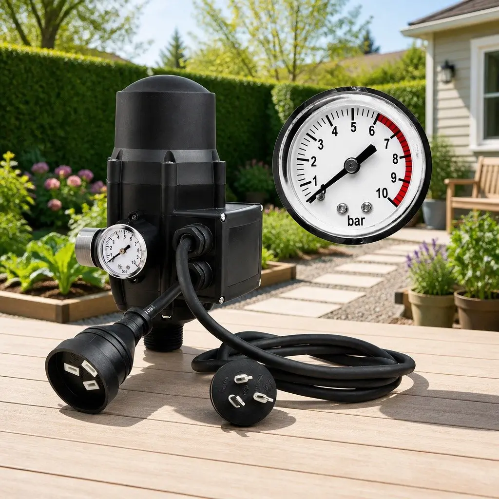 5-Stage Water Pump Stainless Steel 2500W 64m Black