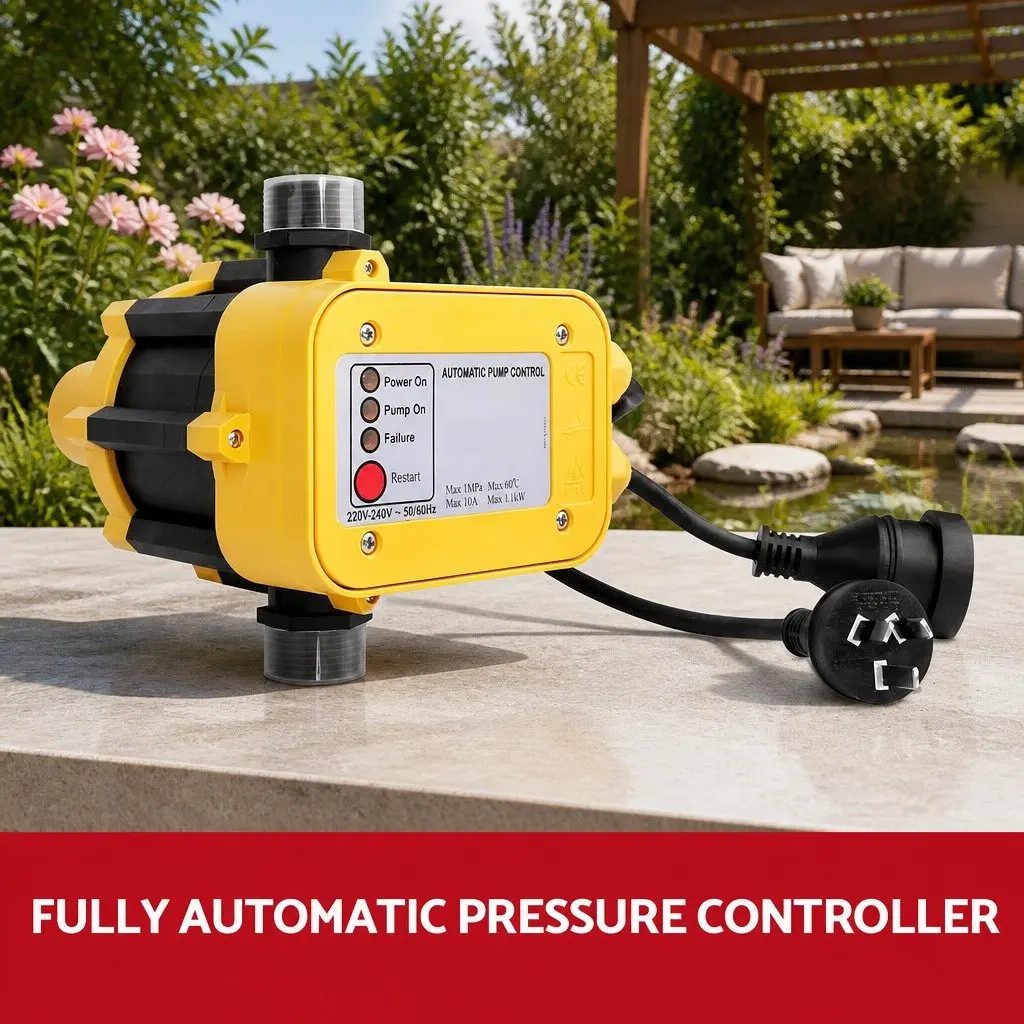 Irrigation Pump 5-Stage Stainless Steel 2500W Yellow