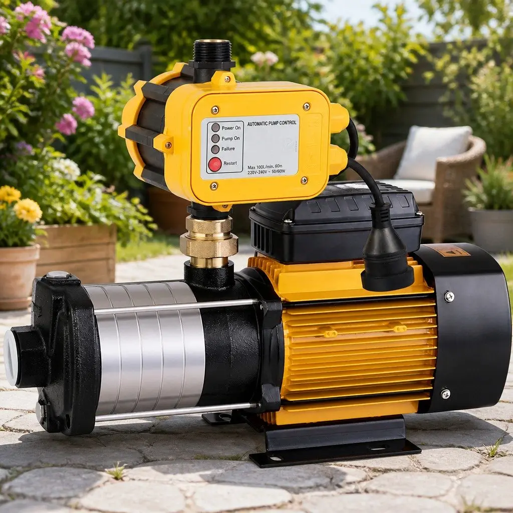 Irrigation Pump 6-Stage Stainless Steel 2500W Max 70m Head Yellow