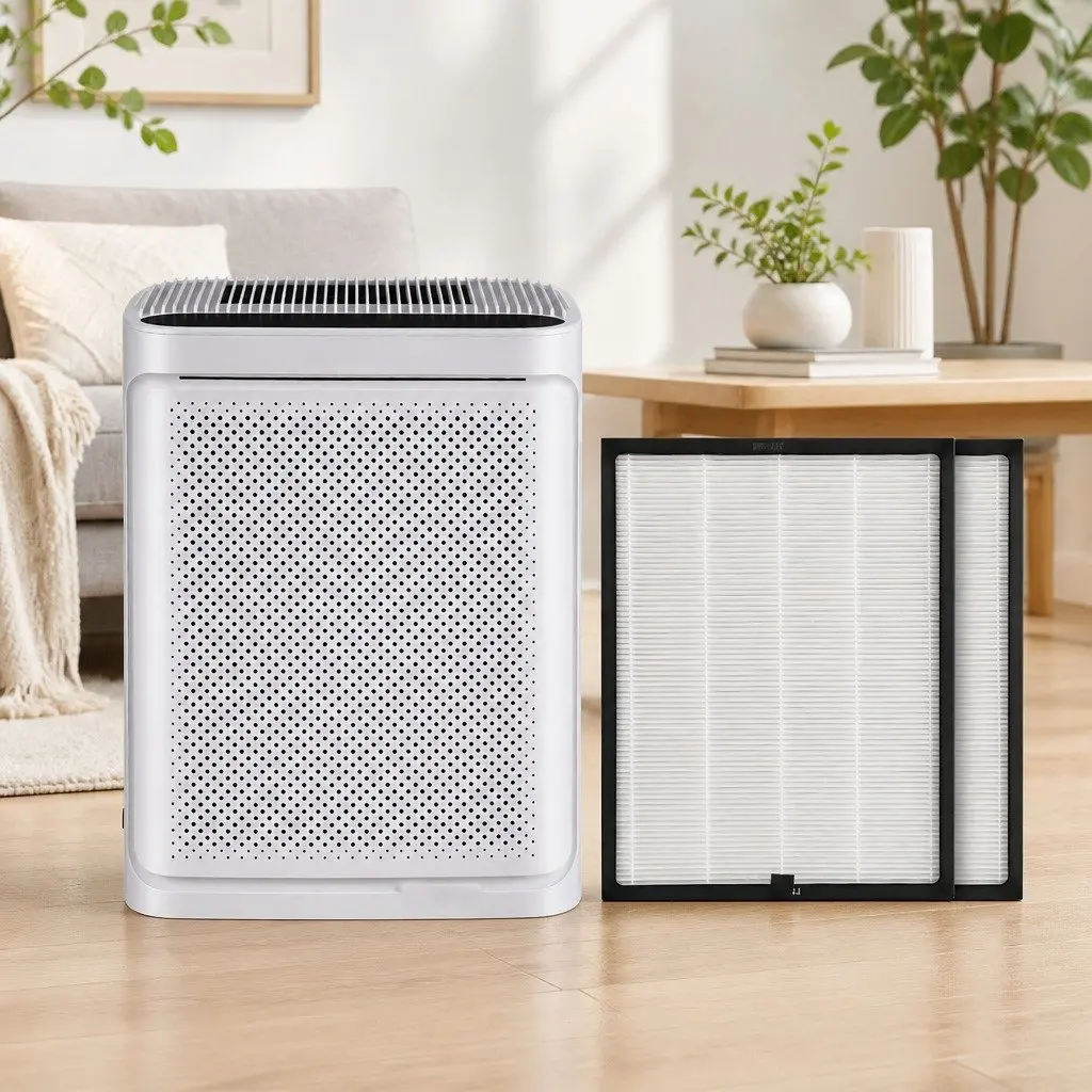 Air Purifier with H12 HEPA Filter PM2.5 Display Spare Filter Included White