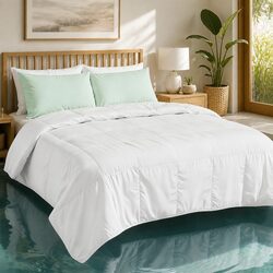 Queen Bamboo Fiber Summer Quilt – Ideal for Warm Environments