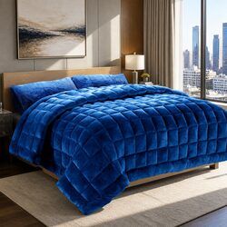 Faux Mink Quilt Perfect for Home or Camping Use