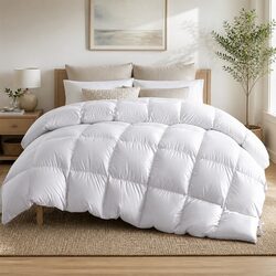 Practical Queen Goose Down Feather Quilt for Home Use